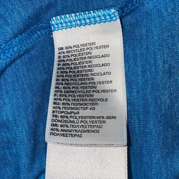 THE NORTH FACE Turquoise Open Back T-Shirt-S - Picture 7 of 8